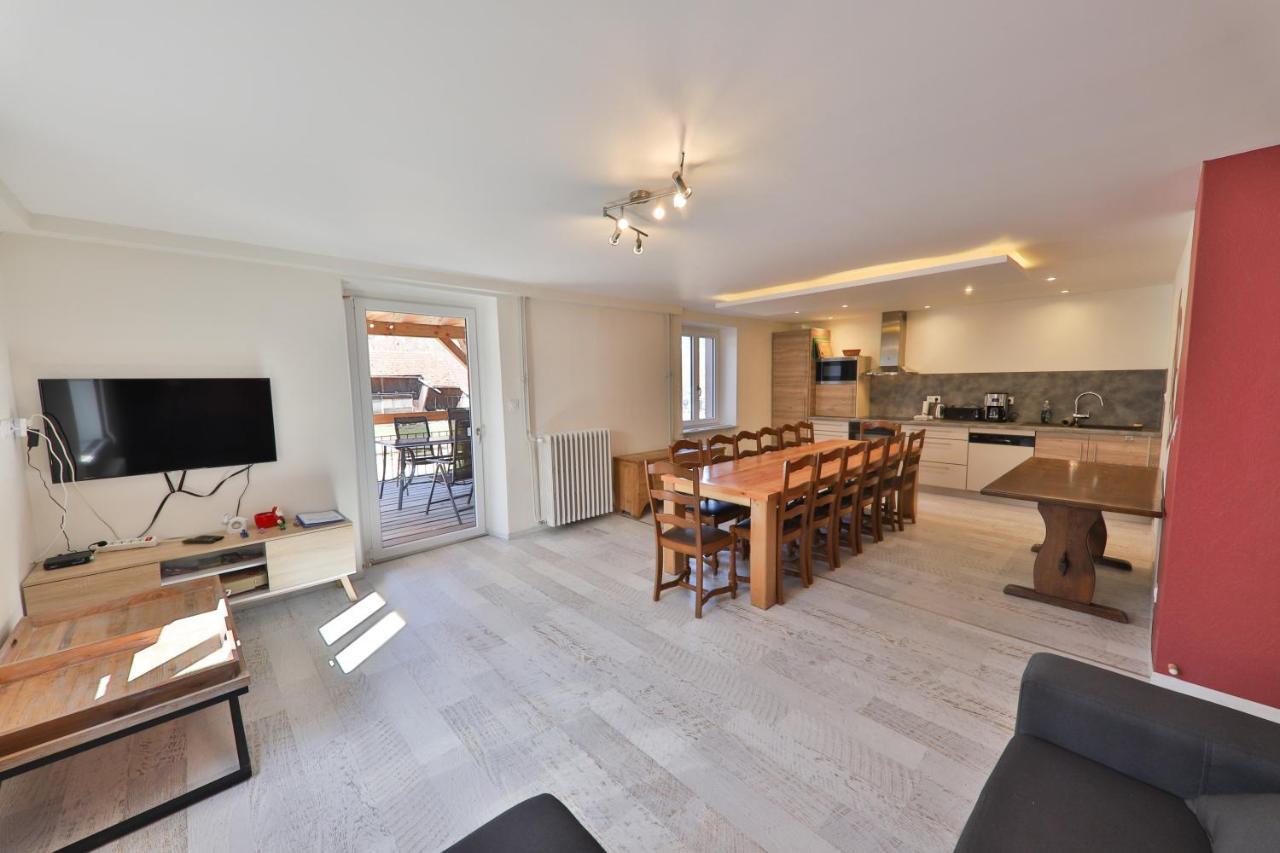 Locations Des 3 Sommets Avec Sauna Et Spa En Alsace Sondernach Exterior foto