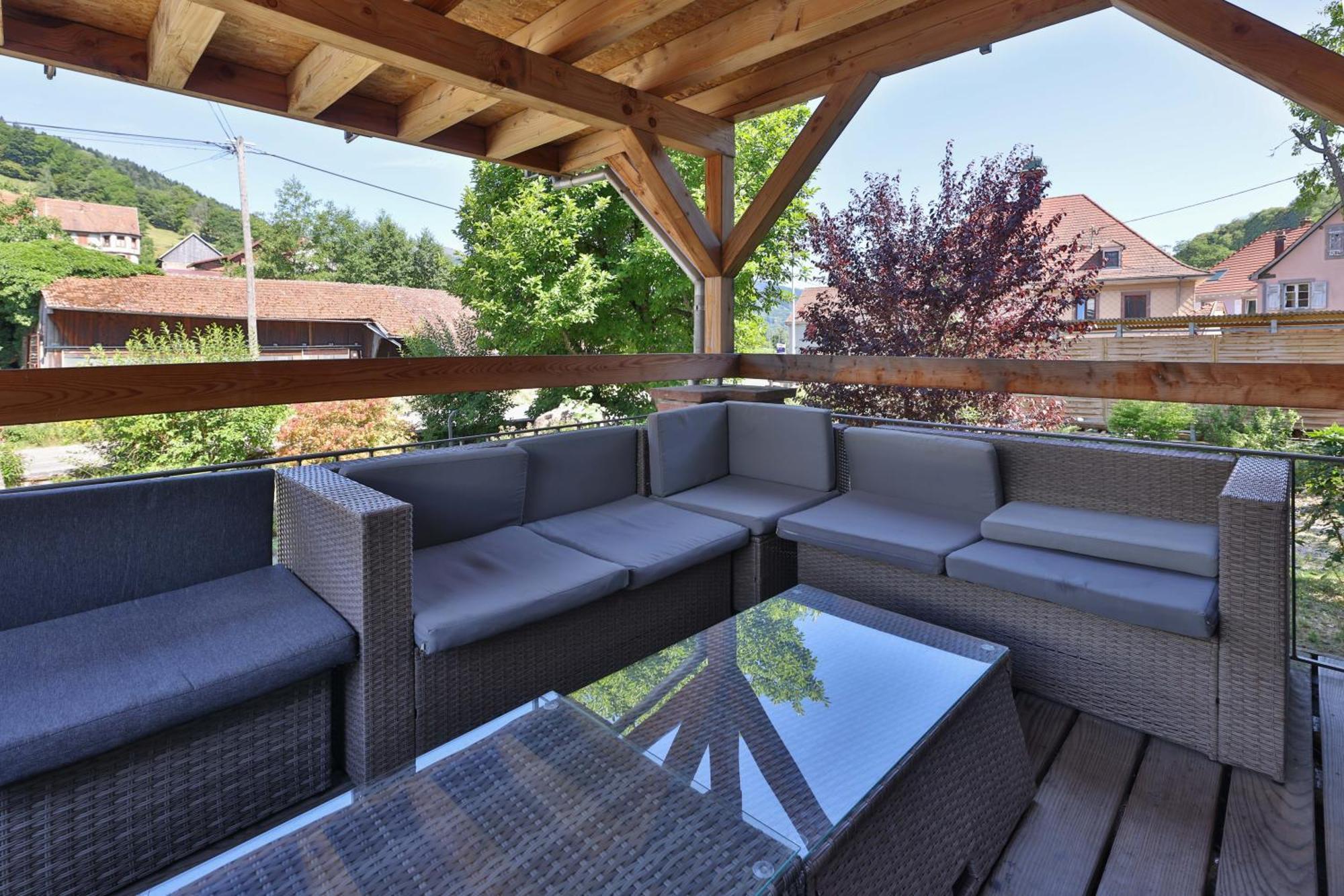 Locations Des 3 Sommets Avec Sauna Et Spa En Alsace Sondernach Exterior foto